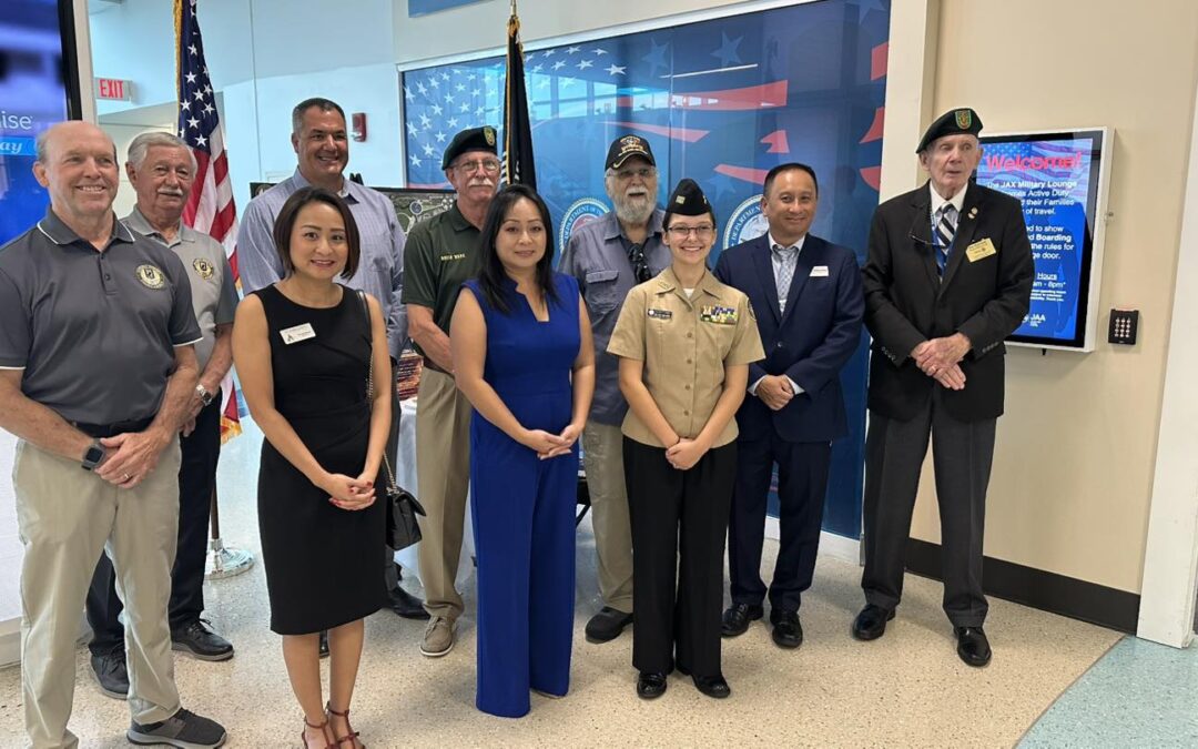 Missing Man Table Ceremony at Jacksonville Airport
